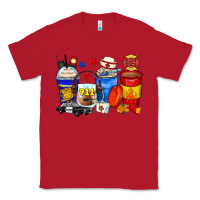 Red dispatcher coffee cups Classic Tee - Zillion Design Studio