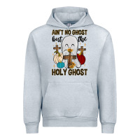 Heather Grey ain t no ghost but the holy ghost Urban Hoodie - MaliasSmallBusiness