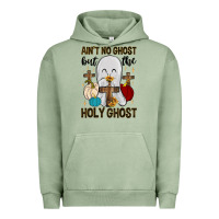 Pigment Oil Green ain t no ghost but the holy ghost Urban Hoodie - MaliasSmallBusiness