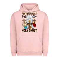 Pigment Salmon ain t no ghost but the holy ghost Urban Hoodie - MaliasSmallBusiness