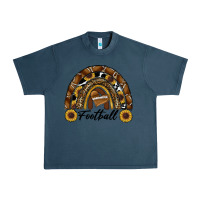 Midnight Navy football rainbow Urban Heavy Tee - RanaPortraitStore