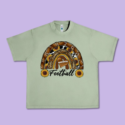 Urban Heavy Tee football rainbow
