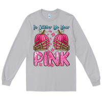 Moon Dust in october we wear pink Long Sleeve Tee - Zillion Design Studio
