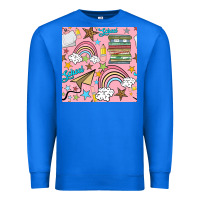 True Royal school with rainbow seamless pattern Premium Sweatshirt - BundleAndBundleShop