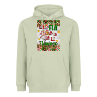 Matcha christmas fla la la la la la flamingo air freshener Heavyweight Hoodie - Artiststas