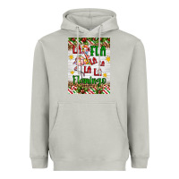 Moon Dust christmas fla la la la la la flamingo air freshener Heavyweight Hoodie - Artiststas