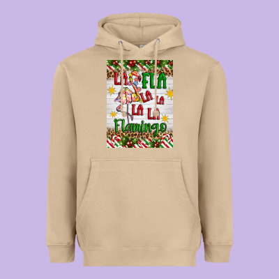 Christmas Fla La La La La La Flamingo Air Freshener Heavyweight Hoodie Designed By Artiststas