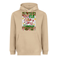 Mushroom christmas fla la la la la la flamingo air freshener Heavyweight Hoodie - Artiststas
