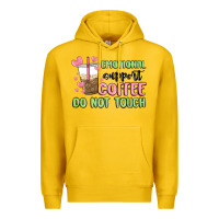 Lemon emotional support coffee do not touch Premium Hoodie - MaliasSmallBusiness