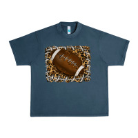 Midnight Navy leopard american football backround Urban Heavy Tee - RanaPortraitStore