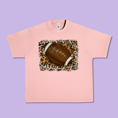 Urban Heavy Tee leopard american football backround