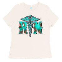 Bone registered medical symbol nurse Ladies Tee - BarkalooDesign
