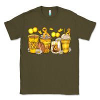 Army Green childhood cancer coffee cups Classic Tee - Zillion Design Studio