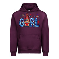 All American Girl With Gnome Urban Hoodie | Teevron