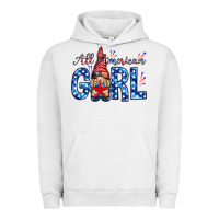 Pigment Lunar Rock all american girl with gnome Urban Hoodie - NancyCooperArtShop