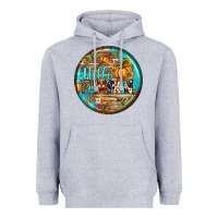 Heather Grey hello pumpkin earrings Heavyweight Hoodie - BundleAndBundleShop
