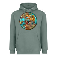 Sage hello pumpkin earrings Heavyweight Hoodie - BundleAndBundleShop