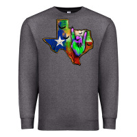 Charcoal Heather texas map halloween Premium Sweatshirt - JahusDesignShop