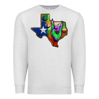 Oatmeal Heather texas map halloween Premium Sweatshirt - JahusDesignShop