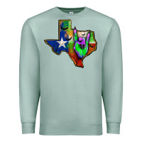 Seafoam texas map halloween Premium Sweatshirt - JahusDesignShop