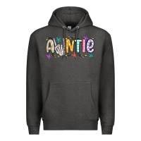 Charcoal Heather auntie Premium Hoodie - MaliasSmallBusiness