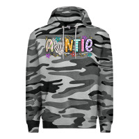 Slate Camo auntie Premium Hoodie - MaliasSmallBusiness
