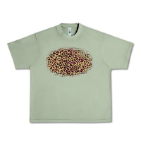 Oil Green leopard pattern Urban Heavy Tee - RanaPortraitStore