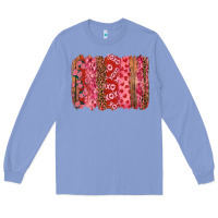 Colony Blue valentine's day xoxo brushstroke Long Sleeve Tee - RanaPortraitStore