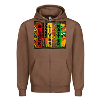 Chestnut black lives matter tumbler Zipper Hoodie - HRA Design Shop