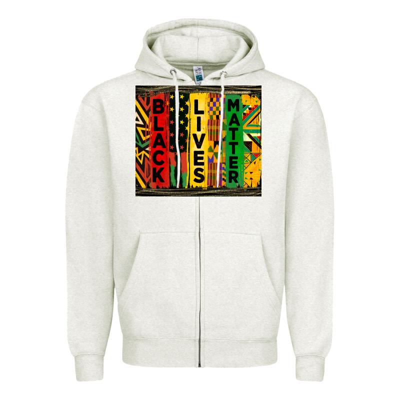 Black Lives Matter Tumbler Zipper Hoodie by HRA Design Shop | Teevron