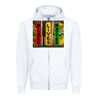 White black lives matter tumbler Zipper Hoodie - HRA Design Shop
