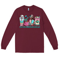 Burgundy certified medical assistant coffee cup Long Sleeve Tee - AdoDesignShop