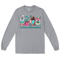 Heather Grey certified medical assistant coffee cup Long Sleeve Tee - AdoDesignShop
