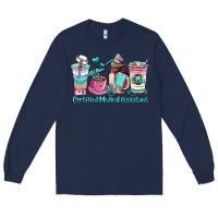 Navy certified medical assistant coffee cup Long Sleeve Tee - AdoDesignShop