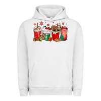Pigment Lunar Rock christmas sloth coffee cups Urban Hoodie - MaliasSmallBusiness
