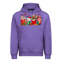 Tulip christmas sloth coffee cups Urban Hoodie - MaliasSmallBusiness