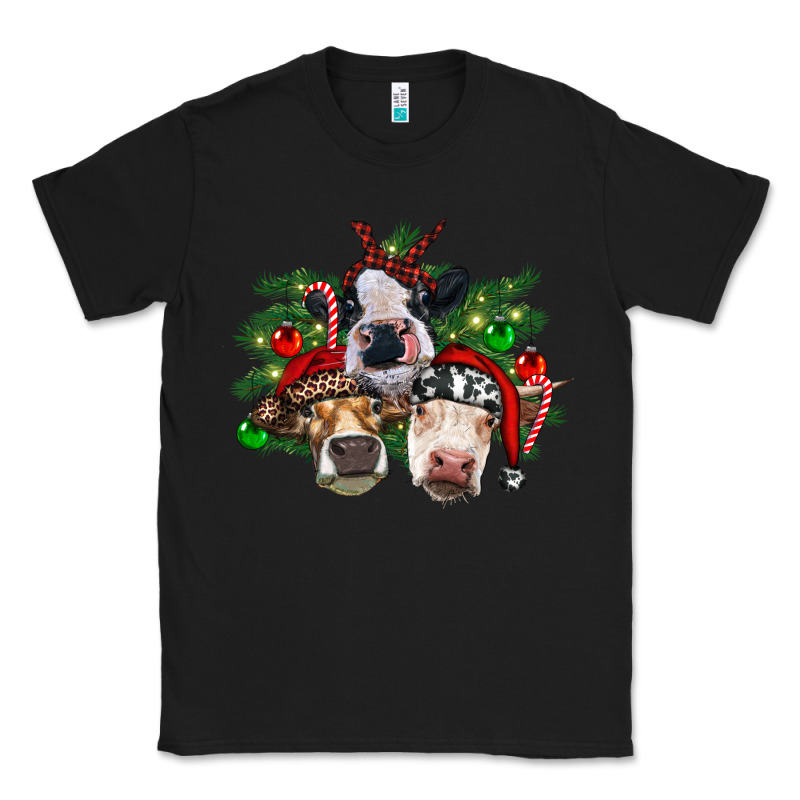 Christmas Cows With Tree Classic Tee by RanaPortraitStore | Teevron