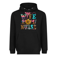 Black wife mom nurse Heavyweight Hoodie - AdoDesignShop
