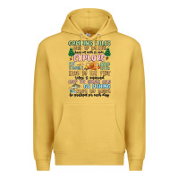 Antique Gold camping rules Premium Hoodie - MaliasSmallBusiness