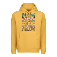 Mustard camping rules Premium Hoodie - MaliasSmallBusiness