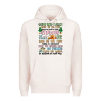 Pale Pink camping rules Premium Hoodie - MaliasSmallBusiness