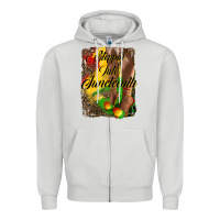 Dove Grey steppin'  into juneteenth Zipper Hoodie - HRA Design Shop