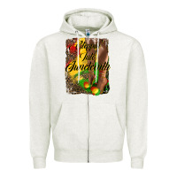 Oatmeal Heather steppin'  into juneteenth Zipper Hoodie - HRA Design Shop