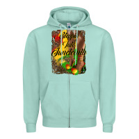 Seafoam steppin'  into juneteenth Zipper Hoodie - HRA Design Shop