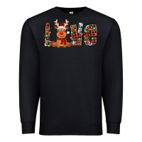Black love christmas reindeer Premium Sweatshirt - Jasminsmagicworld