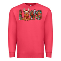 Cardinal love christmas reindeer Premium Sweatshirt - Jasminsmagicworld