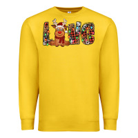 Lemon love christmas reindeer Premium Sweatshirt - Jasminsmagicworld