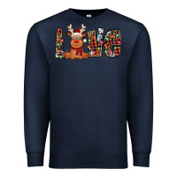 Navy love christmas reindeer Premium Sweatshirt - Jasminsmagicworld