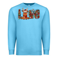 Love Christmas Reindeer Premium Sweatshirt | Teevron