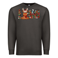 Smoke love christmas reindeer Premium Sweatshirt - Jasminsmagicworld